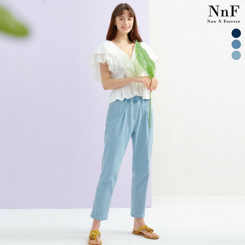 NNF 릴렉스핏 배기 데님 팬츠 3종 재구매율 TOP