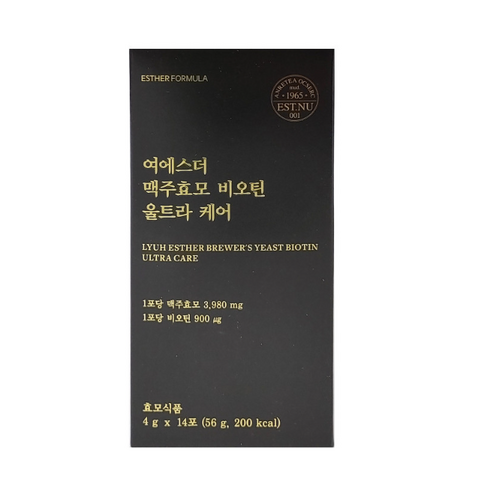 여에스더 맥주효모 비오틴 울트라케어 24박스  재구매율 TOP