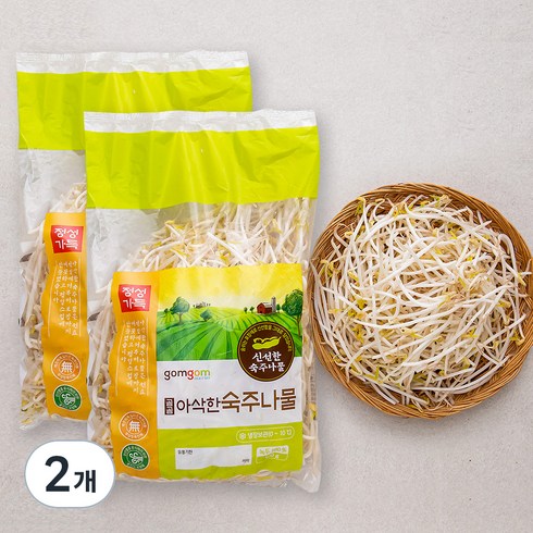 곰곰 아삭한 숙주나물 할인 방법