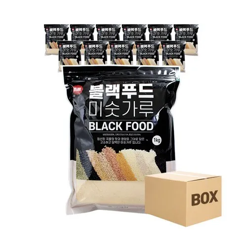 블랙푸드 미숫가루 1kg x5개 곡물명가 선식 솔직 후기